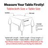 Finest Floral Coloring Square Easter Tablecloth Non Iron Stain Resistant Table 52x52 inch
