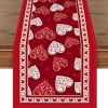 Table Runners Decor Valentine's Day Printed Tablecloth