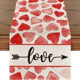 Home Decor Valentine's Day Printed Tablecloth (Color: Style 6)