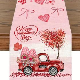 Home Decor Valentine's Day Printed Tablecloth (Color: Style 9)