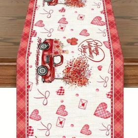 Home Decor Valentine's Day Printed Tablecloth (Color: Style 8)