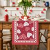 Table Runners Decor Valentine's Day Printed Tablecloth